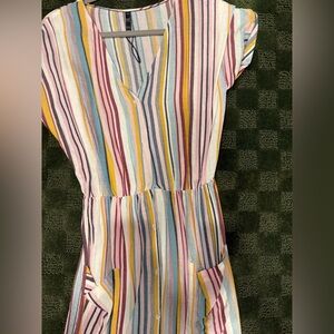 Zara size small colorful, cotton dress